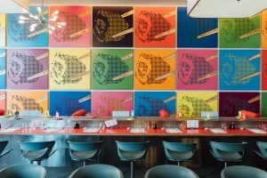 Sushi-Rama sushi wall